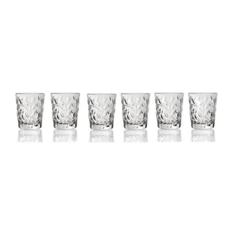 Lorenzo Imports 238140 RCR Laurus Crystal Shot Glasses